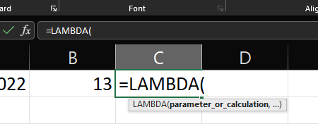 LAMBDA parameters